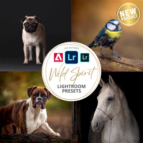 Wild Spirit Lightroom & ACR Presets | Animal Wildlife Dog Photography ...