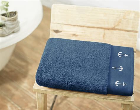 Swiss Republic Rivera 600 GSM Cotton Bath Towel - Blue : Amazon.in ...