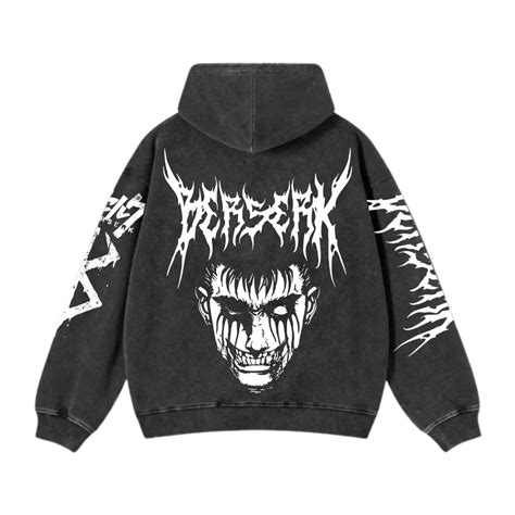 Berserk Oversize Vintage Hoodie – Beliore