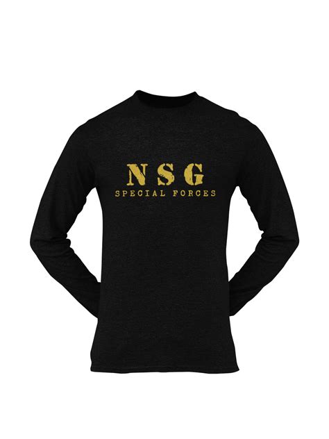 Men's NSG Full Sleeve T-shirt | NSG | Special Forces – Olive Planet