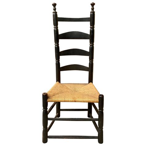 Spanish Colonial Style Ladder-Back Chairs For Sale at 1stDibs