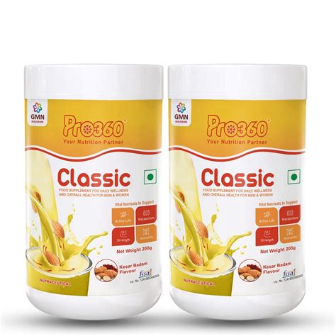 Pro360 Classic Daily Wellness Nutritional Protein Supplement Powder for ...