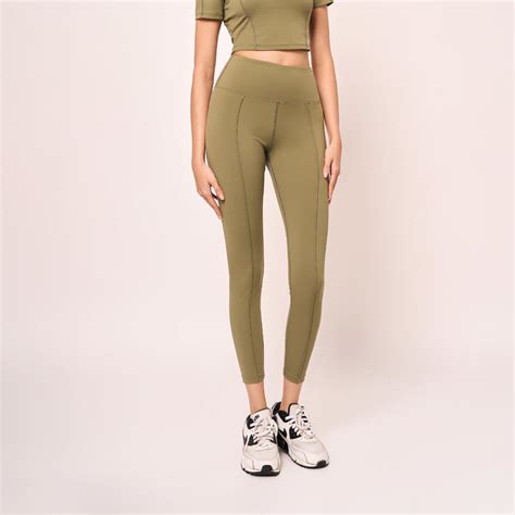 The Fresh Fit High Waist Leggings | Olive Green – MySanity