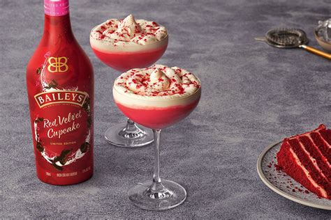 Baileys red velvet martini