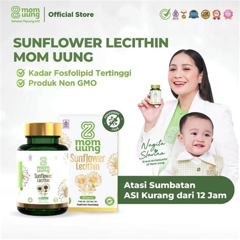 Jual Mom Uung Sunflower Lecithin Obat Mastitis Payudara Bengkak ...