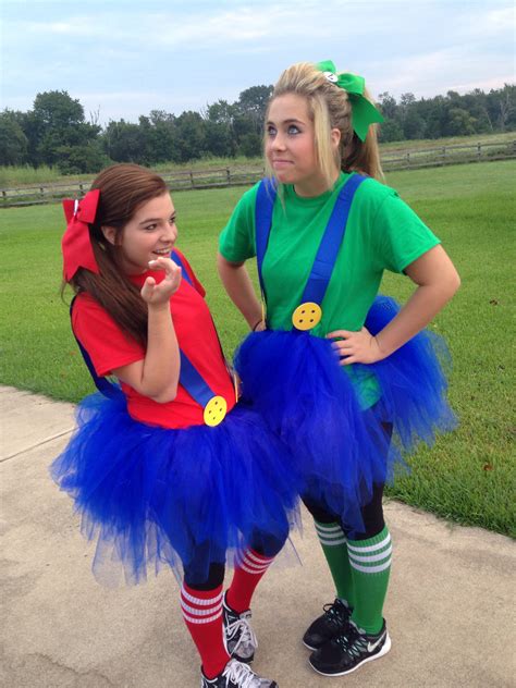 Twin Day for spirit week / homecoming week. Mario and Luigi...fraternal ...