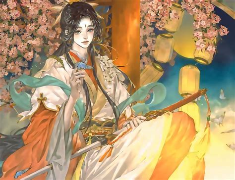 xie lian ; official art | Dibujos bonitos, Bocetos, Dibujos - painting of xie lian