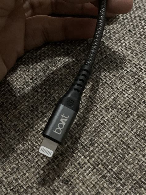 boAt LTG 200 Lightning Apple MFi Certified Cable with Spaceship Grade ...