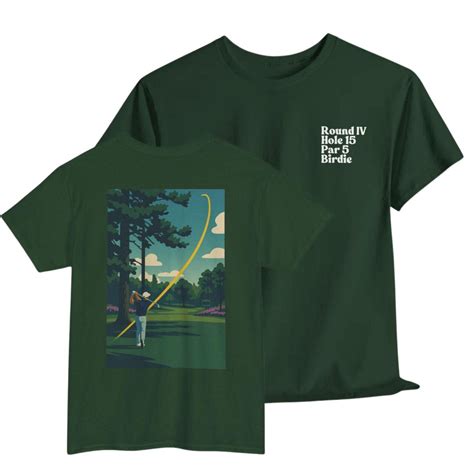 Rory Mcilroy Masters Golf T Shirt Iconic 15th Hole Final Round Shot for ...