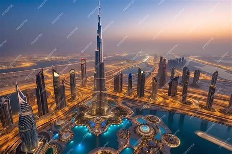 Premium Photo | Burj Khalifa worlds tallest tower ever built located at Downtown