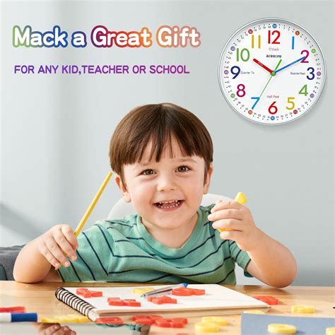 AIRUIFU Telling Time Teaching Clock - Learning Clock for India | Ubuy