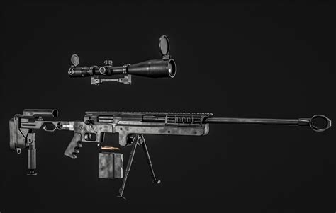 3D model PGM-Hecate-2 Sniper Rifle VR / AR / low-poly | CGTrader