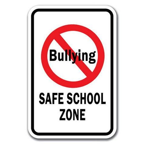 No Bullying Signs
