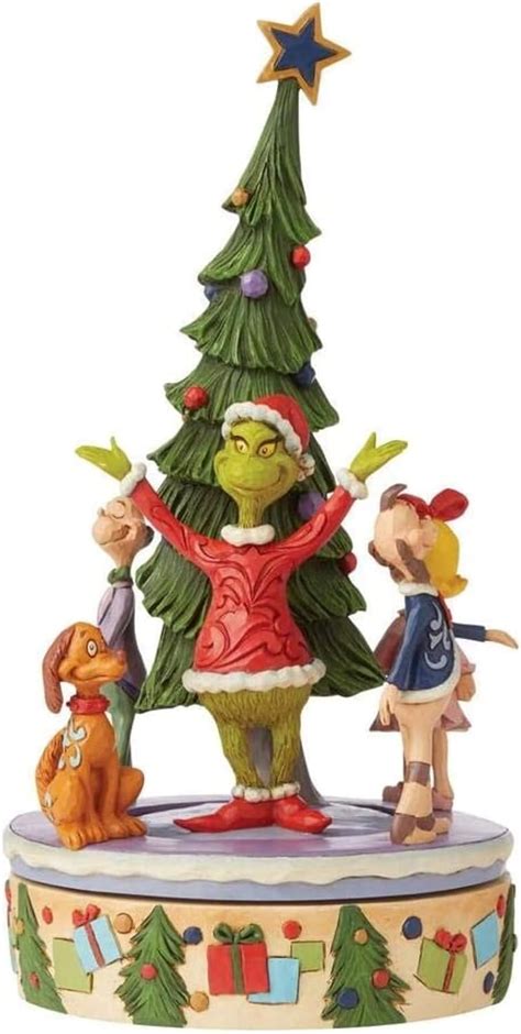 Enesco Dr. Seuss The Grinch Rotating Figurine with India | Ubuy