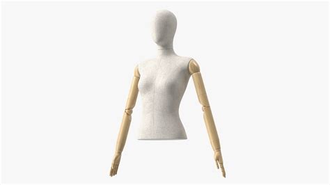 3D Female Flexible Half Body Mannequin Torso | 3D Molier International