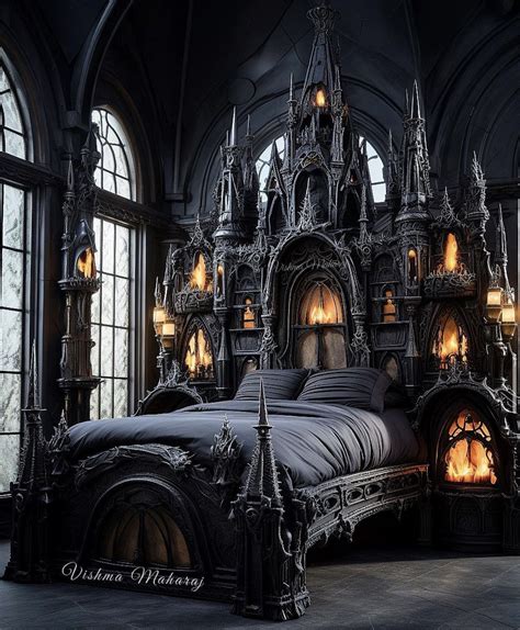 whimsical goth bedroom designs in 2024 | Gothic decor bedroom, Gothic ...