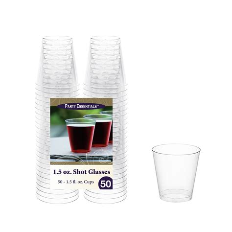 1.5 OZ. SHOT GLASSES – CLEAR 50 CT. – Northwest Enterprises