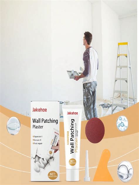 Wall Repair Kit, Patch Filler To Cover Wall Holes, Peeling And Damage ...