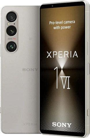 Sony Xperia 1 VI Mobile Phones Sony Platinum Silver 12GB+256Gb