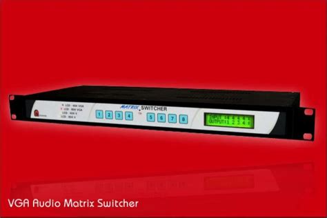 VGA and Audio Matrix - VGA Audio Matrix Switcher Manufacturer from Mumbai