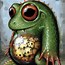 Image result for painting frog eyes acrylic