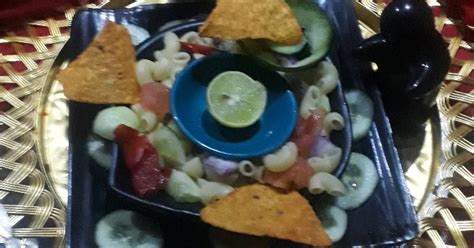 Mecroni Nacho salad Restra Types Recipe by Sangeeta Sood - Cookpad