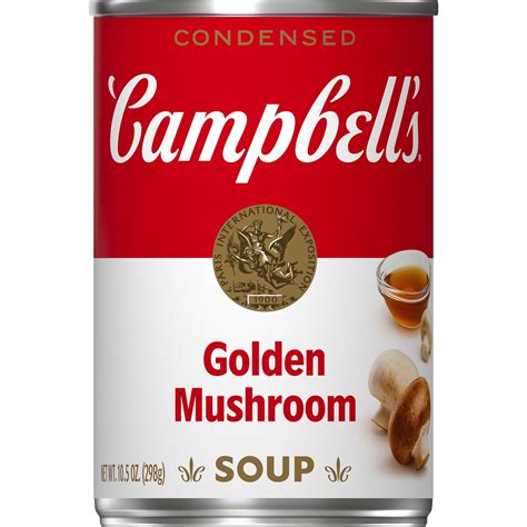 Campbell's Golden Mushroom Soup, Savory Flavor, 10.5 oz Can, Perfect ...
