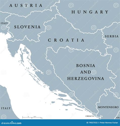 West Balkan Countries Political Map Stock Vector - Illustration of white, nations: 79037032