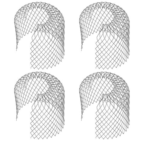 Metal Gutter Guards Pack Of 4 Downpipe Covers Easy Install | Desertcart ...