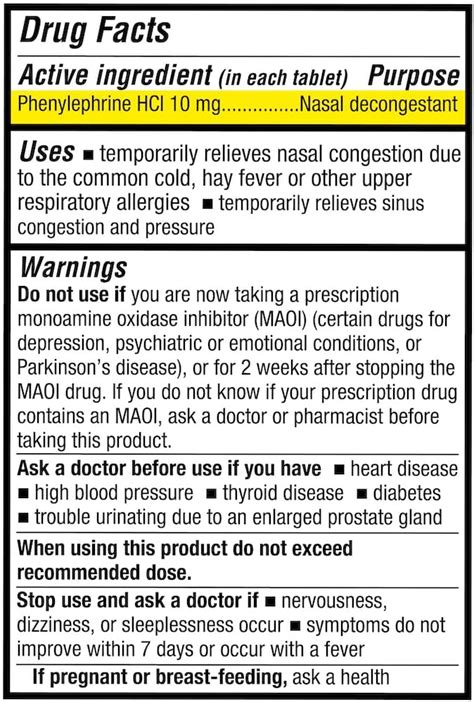 Buy Puregen Labs Nasal Decongestant PE 100 Tablets | Phenylephrine HCl ...