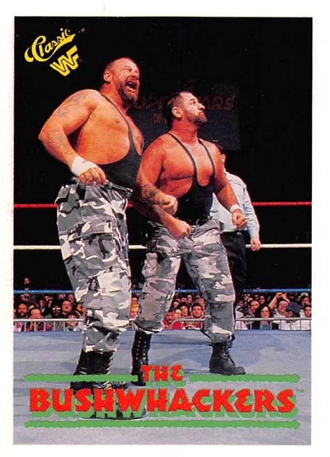 1990 Classic Wwf Wrestling 116 Bushwhackers Official Wwe World ...