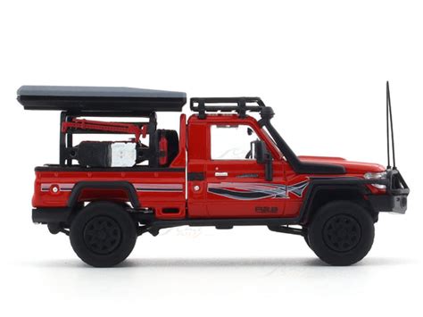 Toyota Land Cruiser LC79 Pickup red 1:64 Autobots Model diecast scale ...