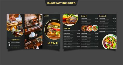 brochure design for restaurant