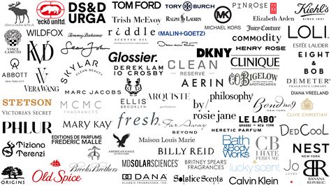 Famous Perfume Logos