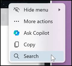 Image result for Show Mini Menu When Selecting Text