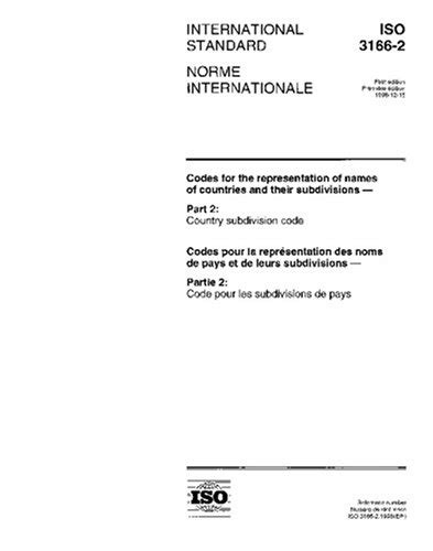 ISO 3166-2:1998, Codes for the representation of names of countries and ...