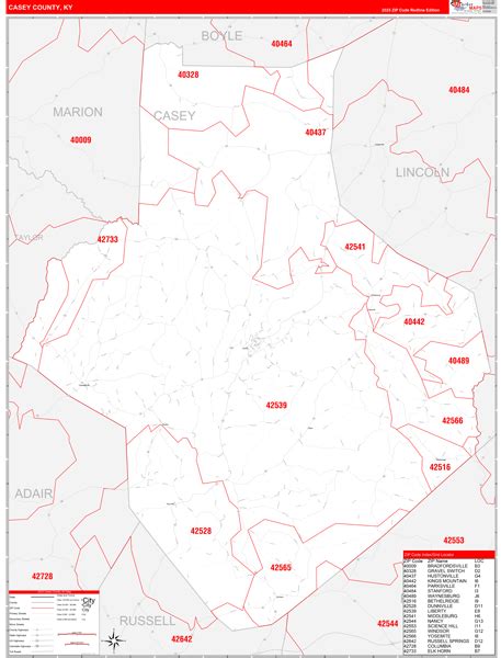 Maps of Casey County Kentucky - marketmaps.com