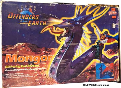 Galoob Vintage 1980s DEFENDERS OF THE EARTH MONGOR IN BOX – Zoloworld ...