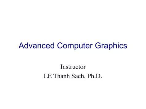 Image result for Advanced Computer Graphics