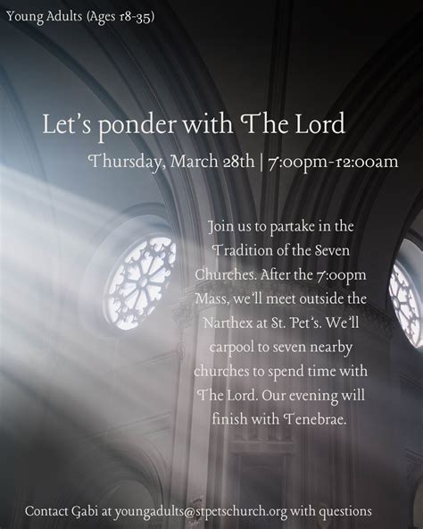 Young Adults and Teens | St. Petronille Parish