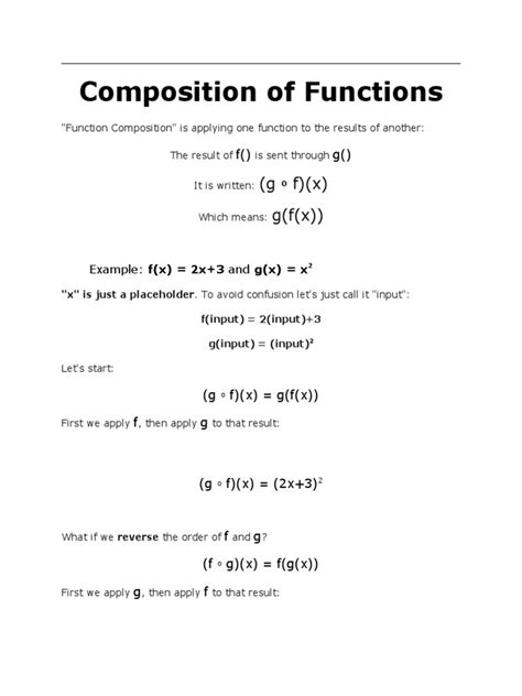 Image result for Composition Function Laws Math