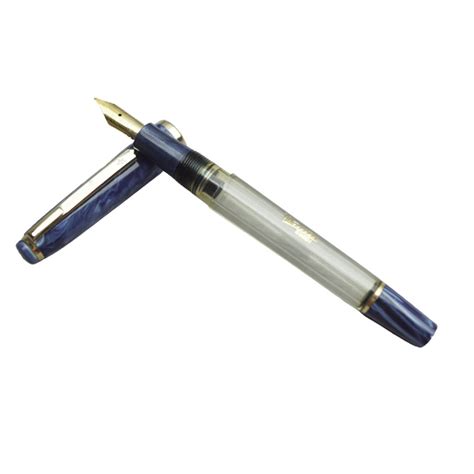 Wality 90T Blue Color Marble Finish Design Cap With Transparent Body No ...