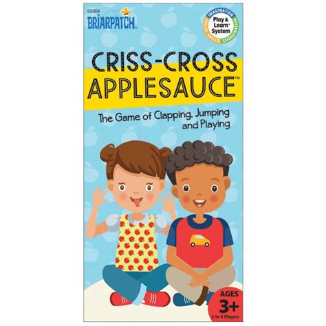 Criss-Cross Applesauce Game By Briarpatch