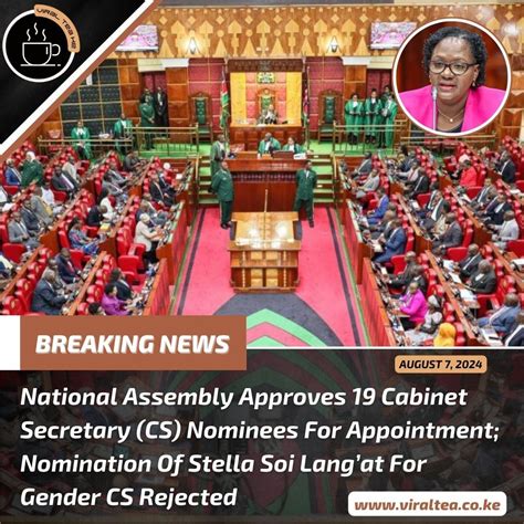 Viral Tea Ke on LinkedIn: BREAKING NEWS: National Assembly votes for ...
