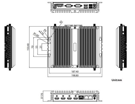 NISE 70 Dual Core Fanless System - NexAIoT | Mouser