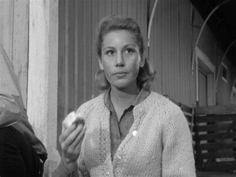 The girl, Elva Dupree (Jena Engstrom) who has caught Julian's eye ...