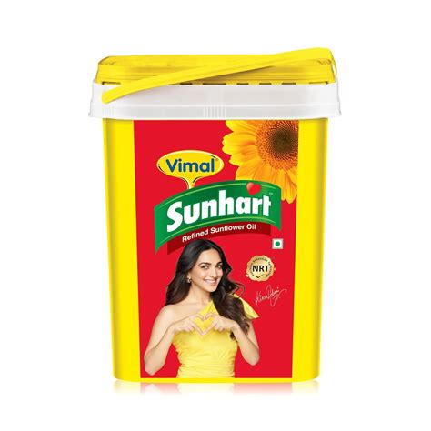 Vimal Sunhart Refined Sunflower Oil (15 L Bucket) : Amazon.in: Grocery ...