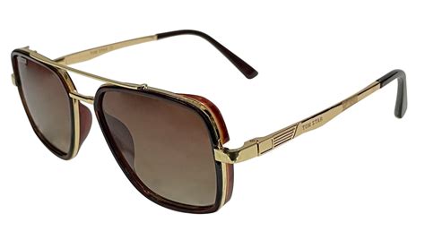 Buy Tom Star Brown Square Sunglasses - Bombay Optical