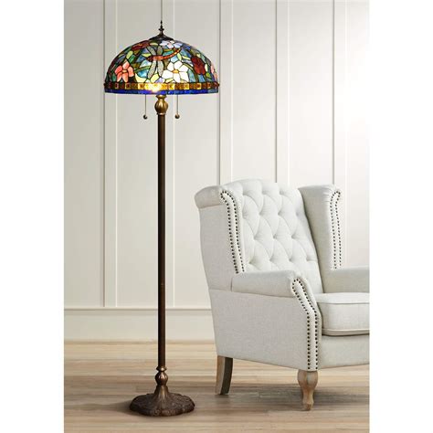 Dale Tiffany Josef Antique Bronze Tiffany-Style Floor Lamp - #42N44 ...