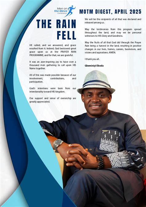 Bulletin – Men on the move